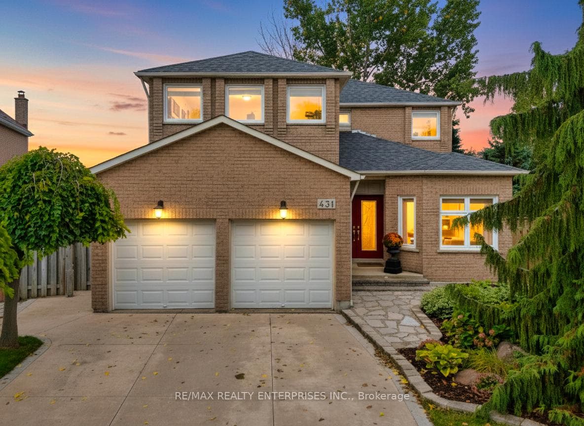 431 Naomi Crescent - Single Family Home for sale in Erin Mills, Ontario