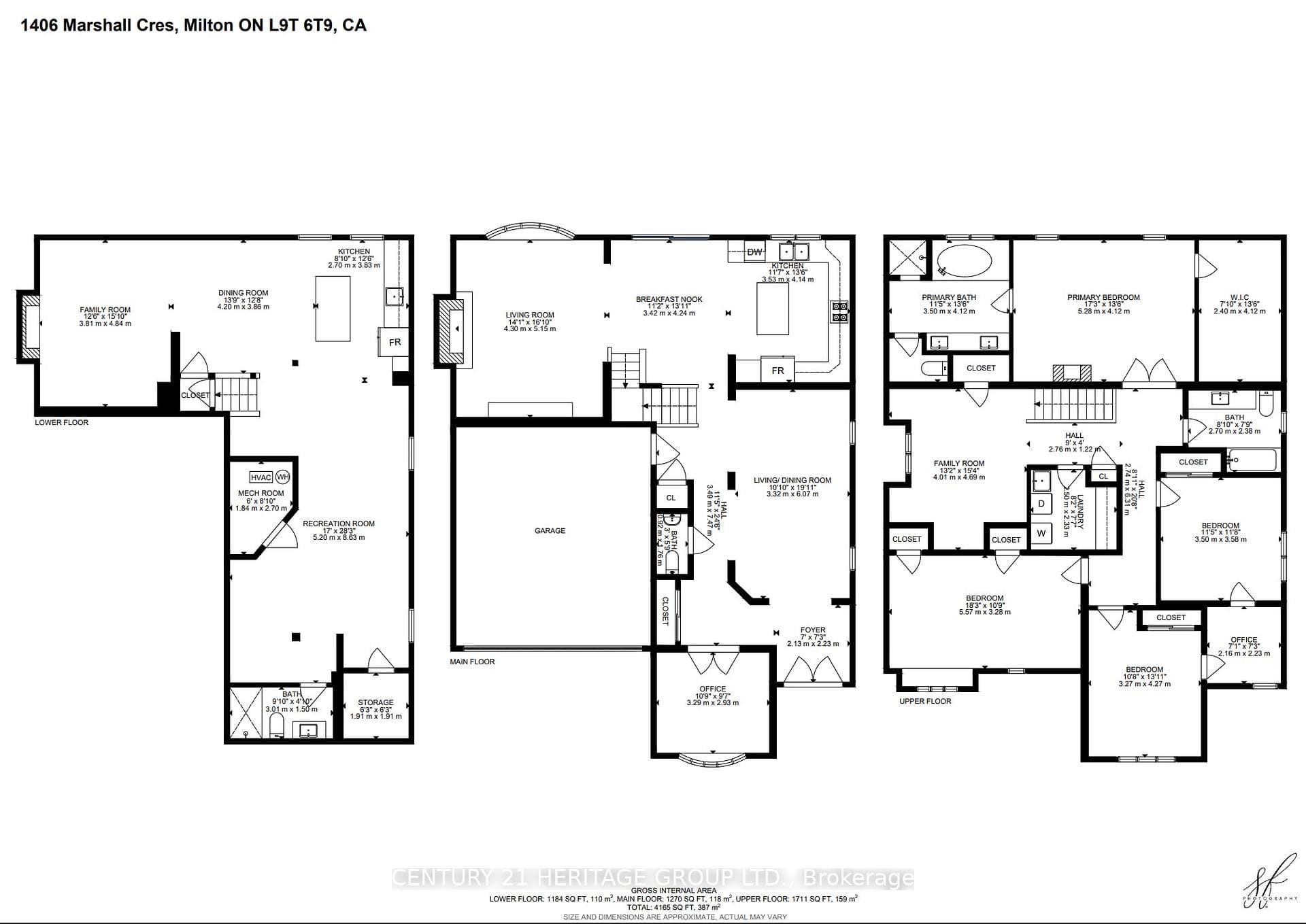 1406 Marshall Crescent - Detached photo 50 of 50 in Milton, Ontario